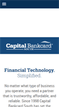 Mobile Screenshot of capitalbankcardsouth.com